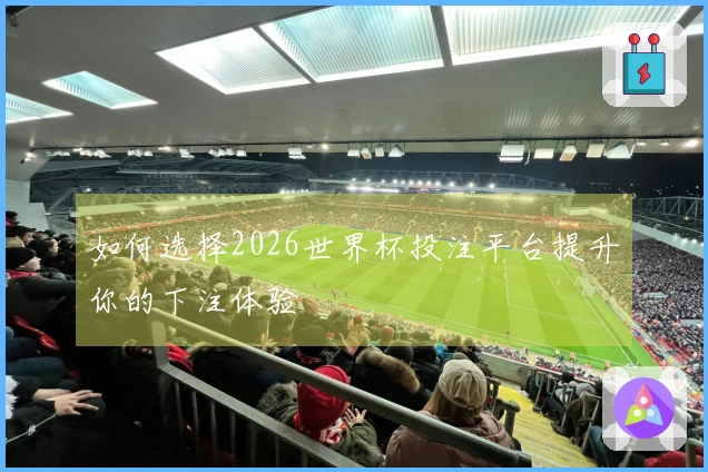 如何选择2026世界杯投注平台提升你的下注体验