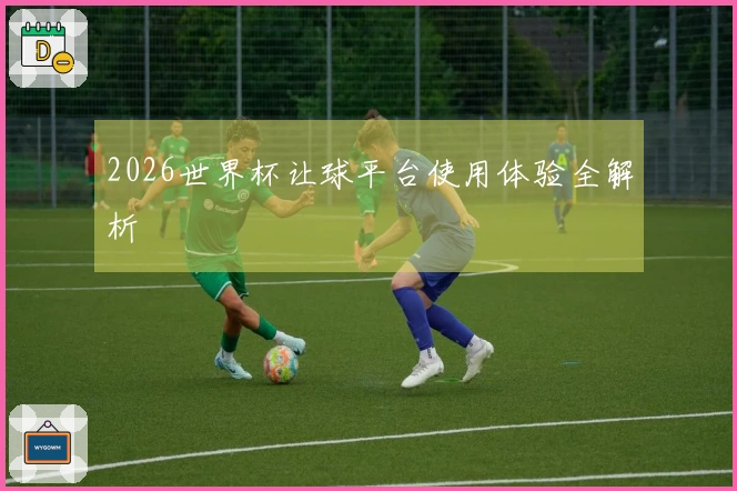 2026世界杯让球平台使用体验全解析
